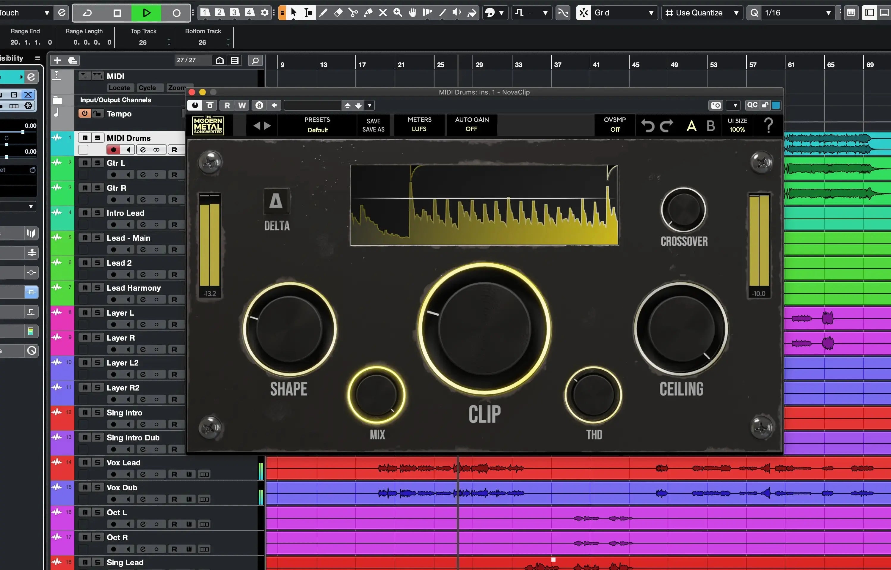 NovaClip | Advanced Peak Clipper ModernMetalSongwriter