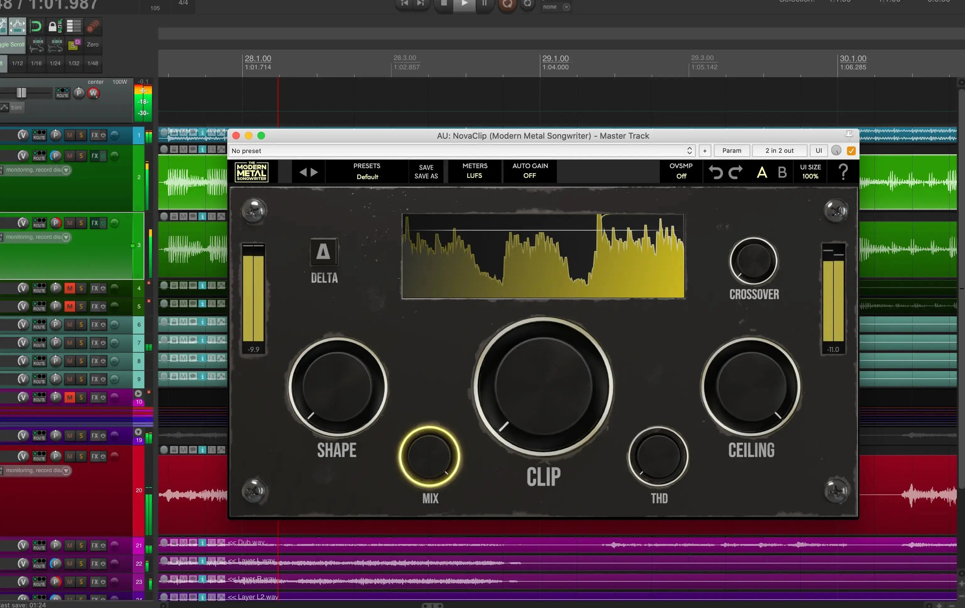 NovaClip | Advanced Peak Clipper ModernMetalSongwriter