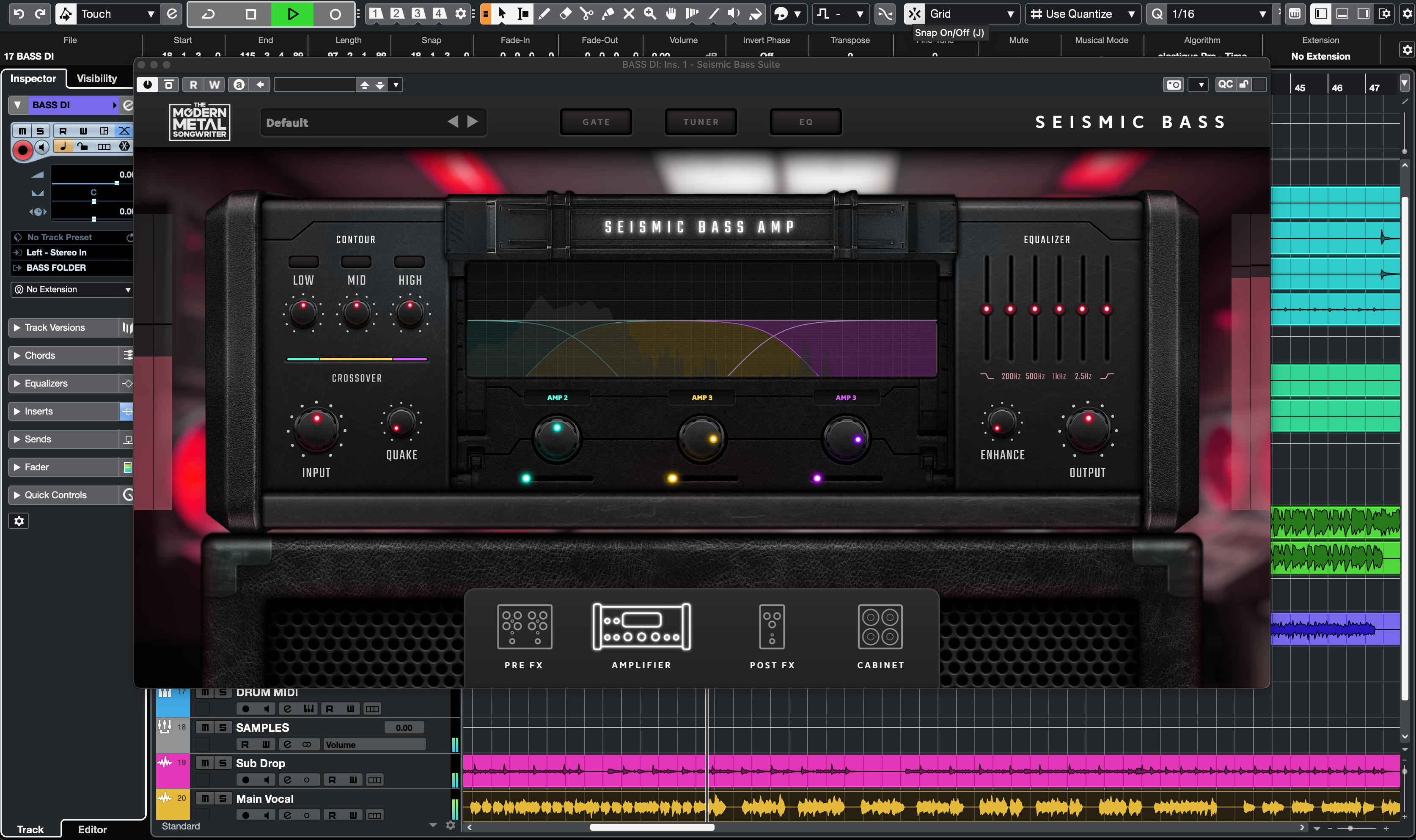 Seismic | Bass Suite ModernMetalSongwriter