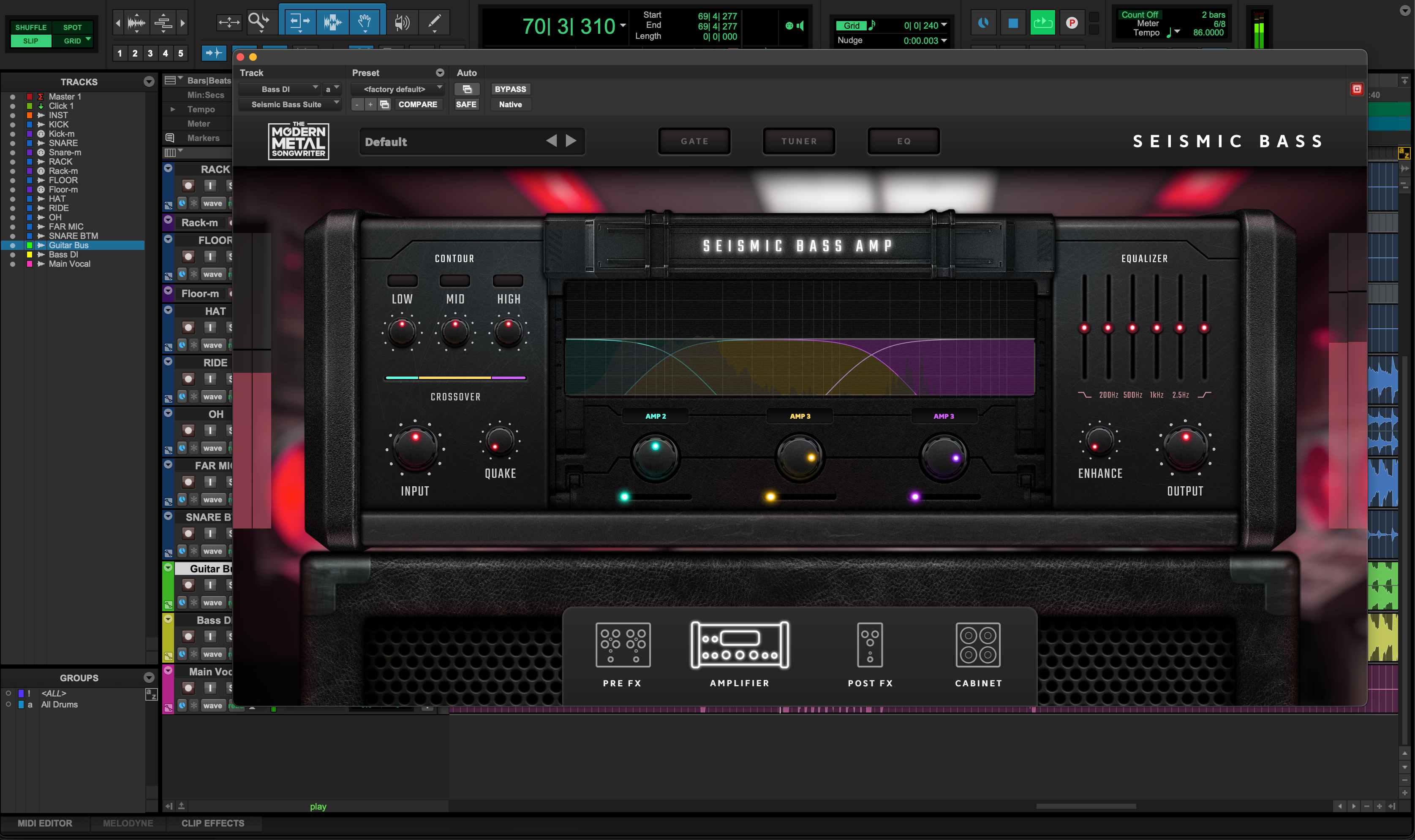 Seismic | Bass Suite ModernMetalSongwriter