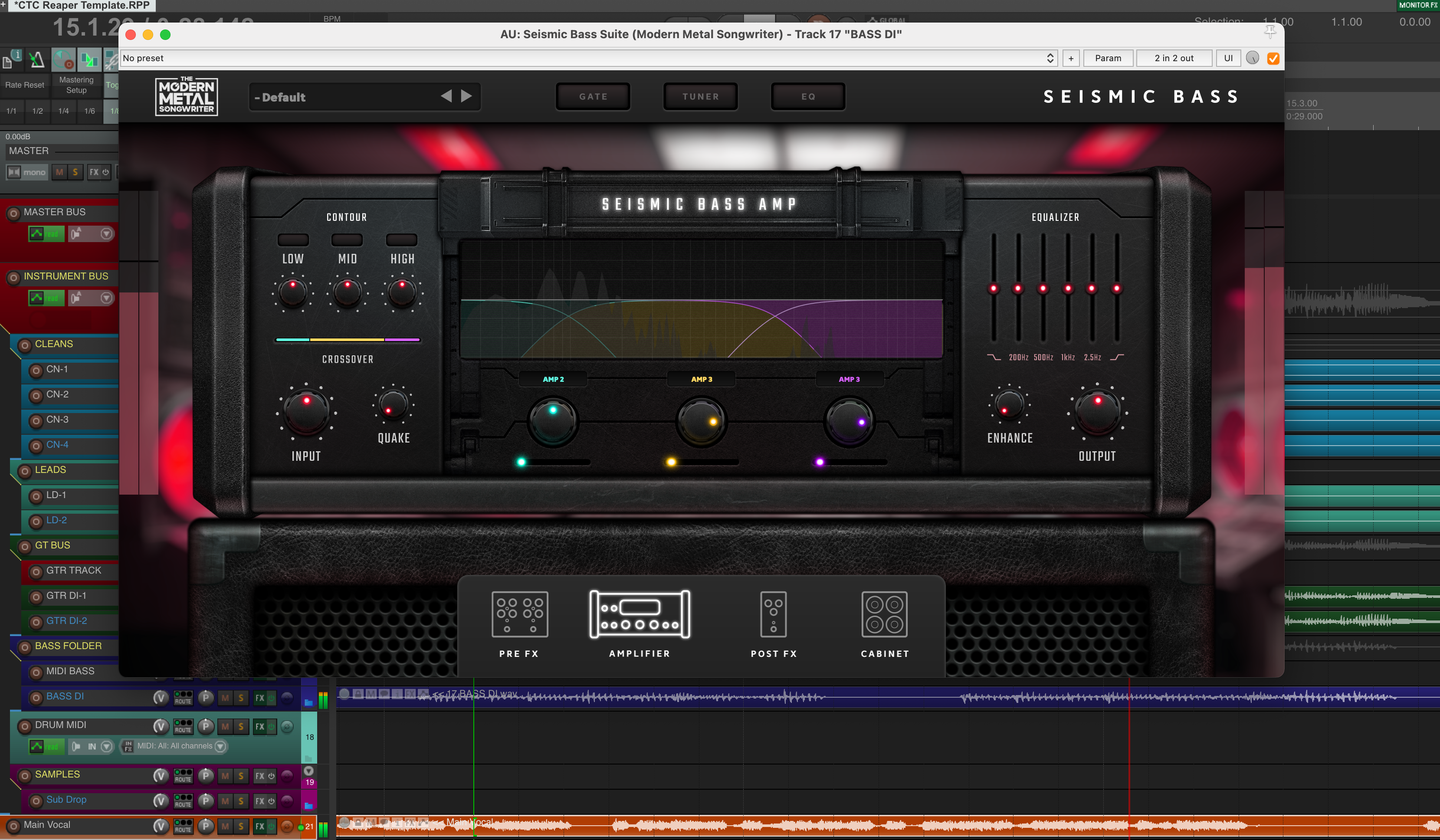 Seismic | Bass Suite ModernMetalSongwriter