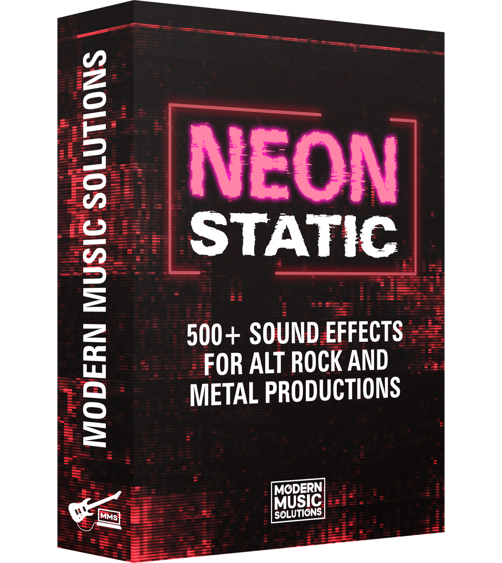 Neon Static - 500+ Alt Rock & Metal Sound Effects | Modern Music Solutions